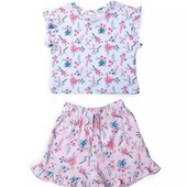 Літній хлопковий комплект дівчаткам від Sinsay ,р.110,116