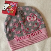 Шапка для дівчинки hello kitty 54 детская шапка 7823