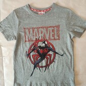 Футболка сіра Людина Павук для підлітка 8-9 років. футболка для подростков. 6755