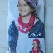 Двостороння шапка + шарф снуд.і Alive. Німеччина. 110/122