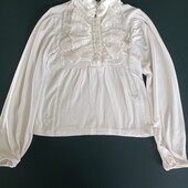 Блуза біла нарядна для дівчинки