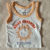 Майка для малюка primark 0-3 міс, 2-3, сонечко 6774