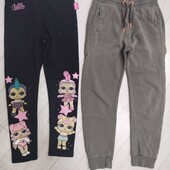 2 утеплених брюк для дому 9-10р, 140см