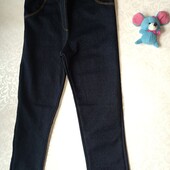 Дитячі джегінси на дівчинку 5 років. Джегинсы на девочку. Лосины (чорні) 4055