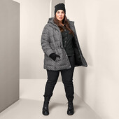 ♕ Куртка водонепроникна з утяжкою на талії єврозима , розмір наш: 44-46(38 євро)