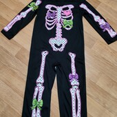 Костюм скелета на Хеллоуїн для дівчинки