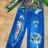 Карнавальний костюм зомбі геймера на Хеллоуїн світиться