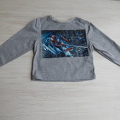 Дитячий реглан Людина-павук сірий. 3-4 маломірка