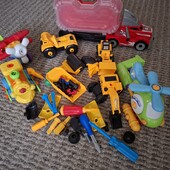 Конструктор машинки, багато деталей, дрібна моторика