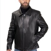 Актуальна шкіряна куртка від Newport, розмір 44. Фото 1 приклад.