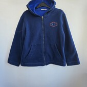 Красивая флисовая кофта мальчику на молнии р. 7-8 лет