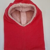 зимняя шапка шлем девочке розовая внутри мех Kik Германия