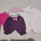 Пакет одягу на дівчинку на 0-3міс.