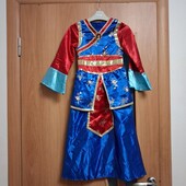 Яскраве карнавальне плаття на 5-7 років