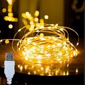 ❣️ 10 метрів ❣️ Світлодіодна гірлянда- багатобарвна USB 100 led 10 м 7 режимів роботи