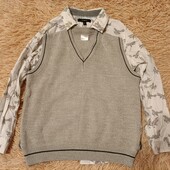 Жилетка и рубашка на 6-7 лет