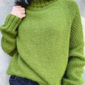 Шикарный, теплый свитер, джемпер, оверсайз, р. 3xl, наш 56-64