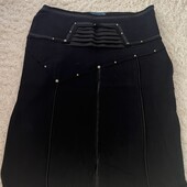 Джинс стрейч юбочка M, L, XL, отличное состояние , смотрим замеры