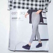 Esmara новые стильные штаны/ джеггинсы клетка размер евро 38