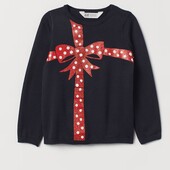 Джемпер светр H&M для дівчинки 8/10 134/140