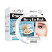 Гідрогелеві патчі з пудрою білих перлів Sadoer Starry Eye Mask 60 шт.
