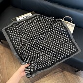 Платок стильный трендовый Искусственный шелк 70*70 см арт 56