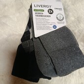 6828.Лот 2 пара . Теплі носки livergy39/42