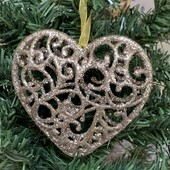 Новорічна прикраса куля різьблена Висота 10см. Неймовірно гарна!