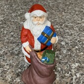 Підсвічник Santa & Snowman у різдвяній коробці, рідкісний вінтажний!!!