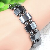 Магнитный браслет, гематит