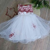 Нарядна сукня для дівчинки 3-4 рочки