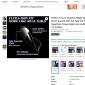 Мягкие гибкие гелевые типсы 120 шт