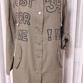 Подовжена сорочка з капюшоном