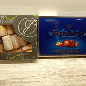 Велика коробка цукерки Millennium Gold +печиво в коробці