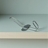 вішалка настінна на 2 гачки (метал)