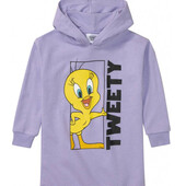 Сукня-світшот Looney Tunes® для дівчаток (134/140, бузково-фіолетовий)