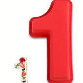 Большая 3D силиконовая форма 25 см