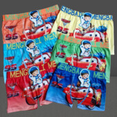 Трусики шортики 3 штуки асорті кольорів.