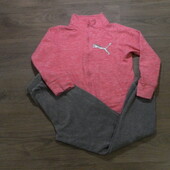 Флисовый спортивный костюм Puma состояние отличное