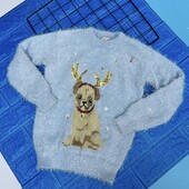 Новорічний світер George на дівчинку, р.116-122, 6-7 років
