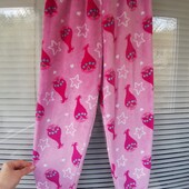 Теплі плюшеві штанці для сну і відпочинку на 9-10 років