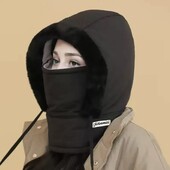 Зимова теплова шапка-балаклава “Jianmei” – максимальний захист обличчя та шиї від холоду