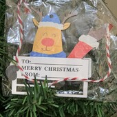 Багатофункціональна дерев’яна прикраса Довжина 8,5см. Висота 9см.