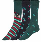 3 пари. Чоловічі новорічні шкарпетки Livergy. Розмір на вибір