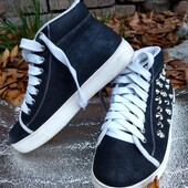 ❤️☀️❤️ Ботинки хайтопы, стелька 22.5 см. Ставка=купить Сразу ⚡❗