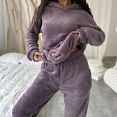 Женский теплый домашний костюм Тедди