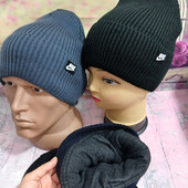 Шапочки Найк на флісі для дітей