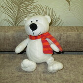 Белоснежный Мишка - мягкая игрушка 20+- см., отличное состояние