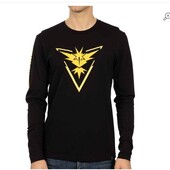 Футболка з довгим рукавом Pokémon go team Instinct Fitted long-sleeve розмір Л