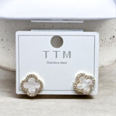 Сережки медсплав клевер конюшина